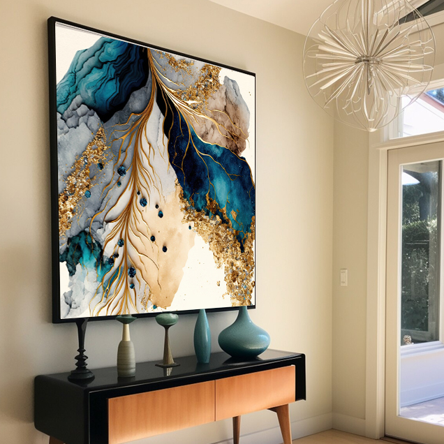 Gold Vein Canvas image
